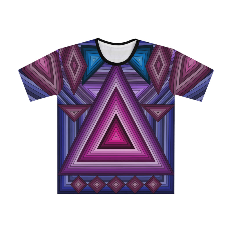 Royal Purple Pyramids Men's Loose T-shirt (AOP)